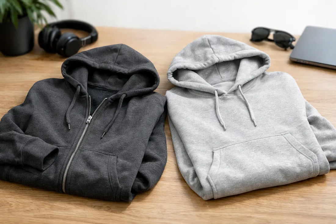 Hoodie zip ou pullover: lequel choisir?