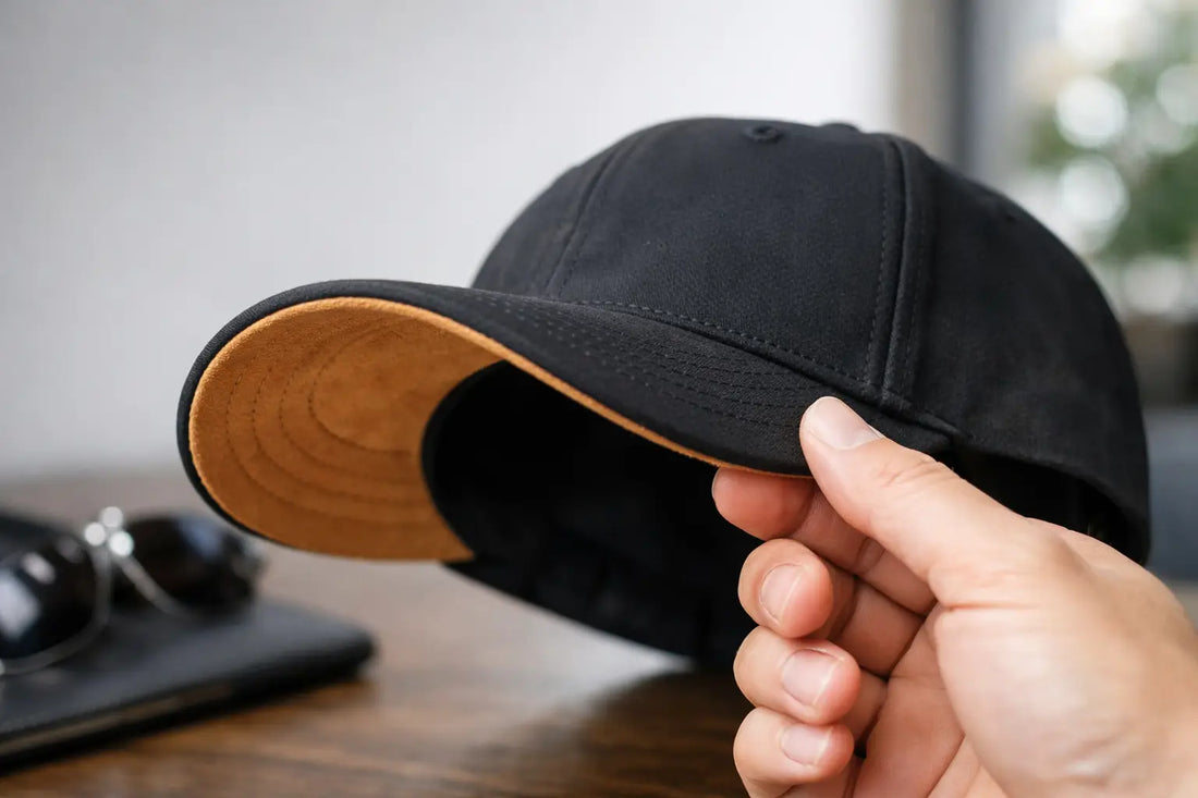 Sous visière suède casquette - le détail juste